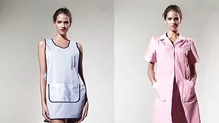 ටී ෂර්ට් එකක් ඇඳපු කෙල්ලෙක්.